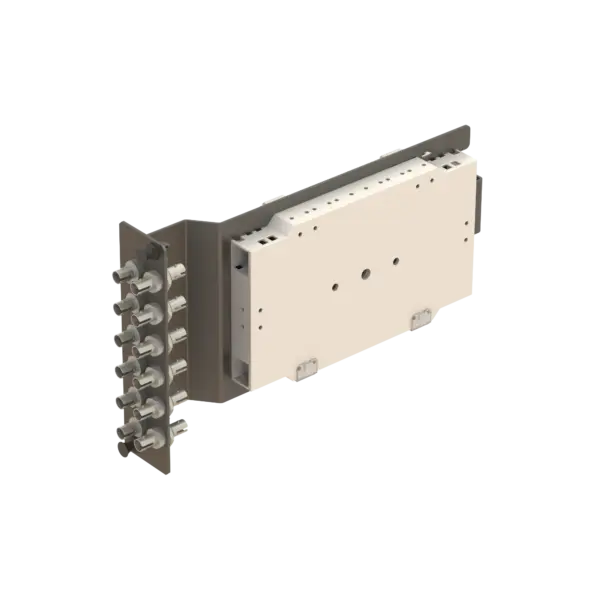 12x ST Simplex Sub-rack Splice Module **Pigtails are sold separately.