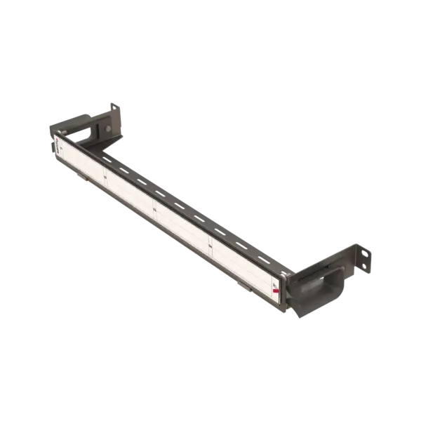 19” 1U, FO1 Front Cable Organizer for MIO Panels, Black