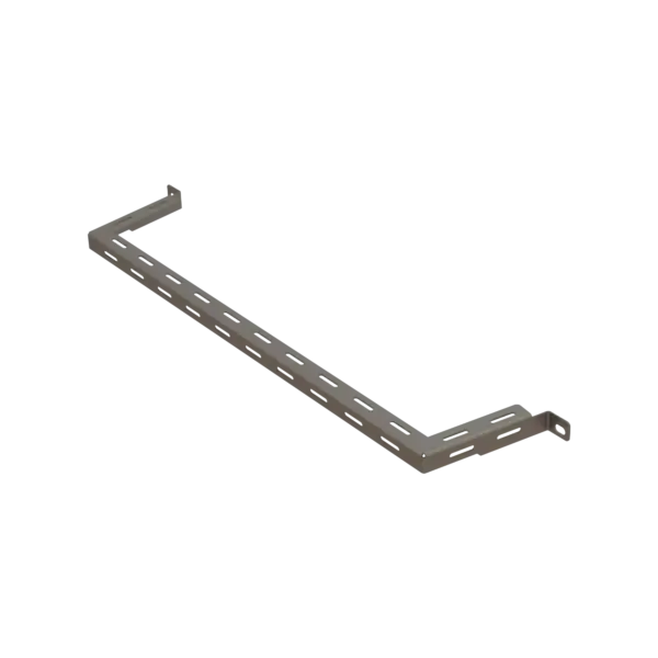 19” 1U, FO2 Front Cable Organizer for MIO Panels, Black