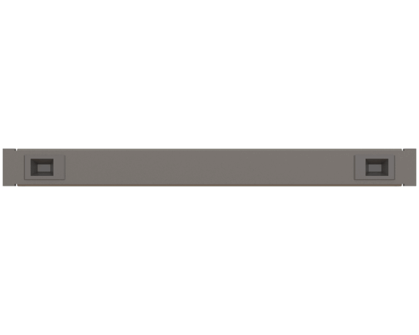 19" 1U Sürgülü Kilit Montajlı Kapama Paneli | 1 adet/Paket