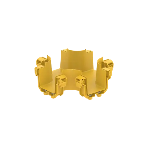 4-way-cross-connection-100mm-fiber-ducting-solutions-main-line-connections-16480-23-B FDS_100mm 4-Way Cross Connection Body