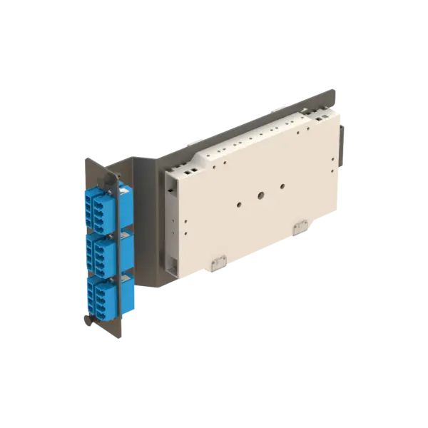 6x-lc-quad-sub-rack-splice-module-3u-sub-rack-panels-samm-teknoloji-6291-13-B 6x LC Quad Sub-rack Splice Module **Pigtails are sold separately.
