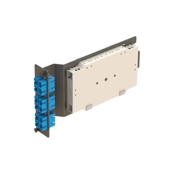 6x SC Dupleks Sub-rack Splice Modülü **Pigtails are sold separately.