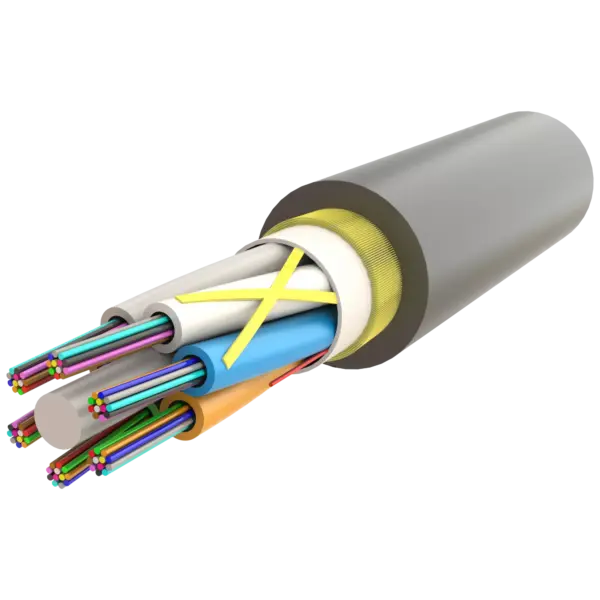 ADSS Gel-Filled Dry Core Non-Armoured Çok Tüplü Cable 12F to 72F - AT-D1Q(ZN-AY)2Y - 11mm