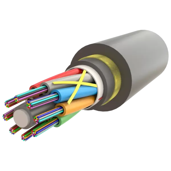 ADSS Gel-Filled Filled-Core Non-Armoured Multi Loose Tube Double Jacket Cable 96F - AT-D1F2Y(ZN-AY)2Y - 14.5mm