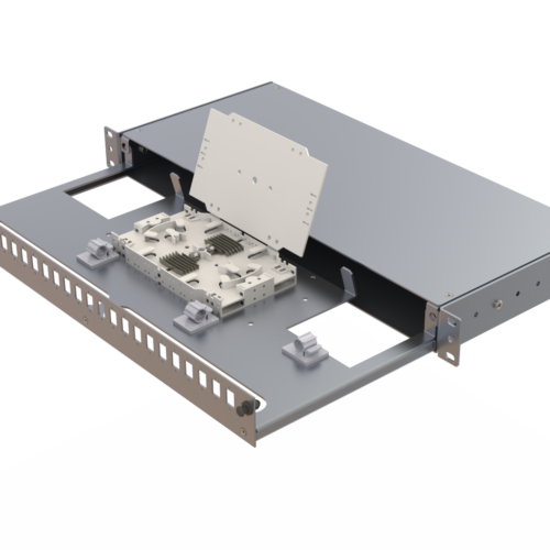 Aluminium 1U Empty Panel | 24 Holes | AL01