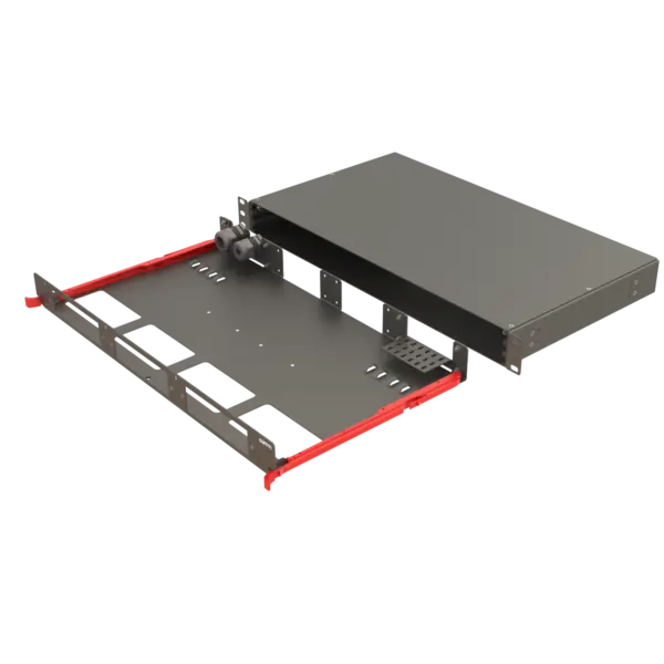 Bright Series | Rail Sliding | 3 Modular Slots | Empty Patch Panel