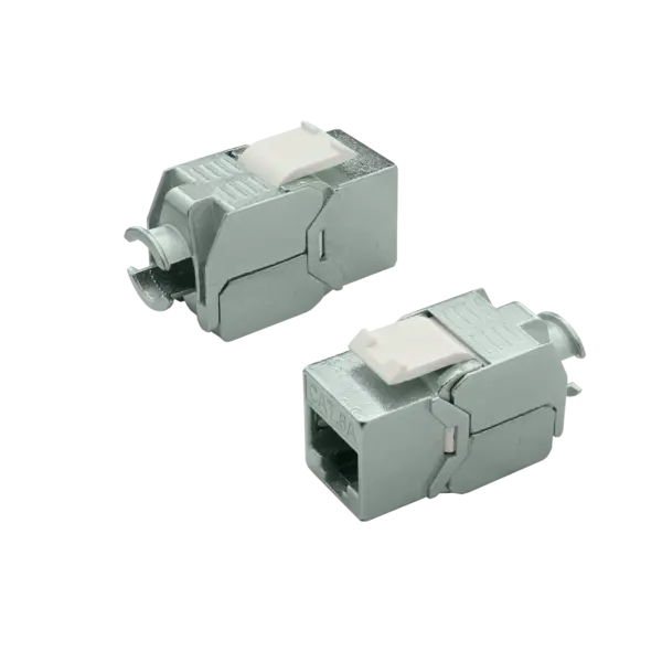 CAT6A Jack to Jack Keystone 180° | Shielded