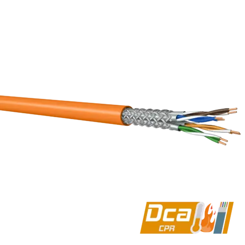 CAT7A S/FTP Data Cable | 1200 MHz | LSZH-Dca | 500m | Orange