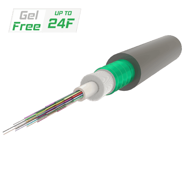 Çelik Zırhlı Merkezi Tüplü Fiber Optik Kablo | Gel-Free | U-BQ(ZN)(SR)BH | Up to 24F | 2000 metre