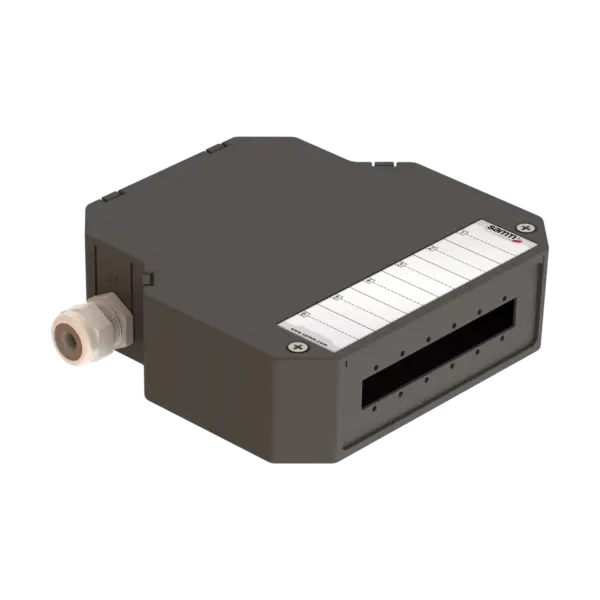 DIN Rail Termination Box | Straight | DP10 Empty (E2000 DX)