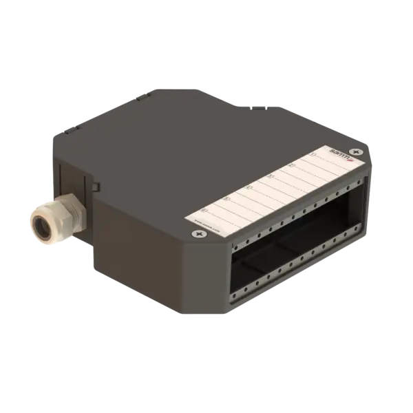 DIN Rail Termination Box | Straight | DP3 Empty