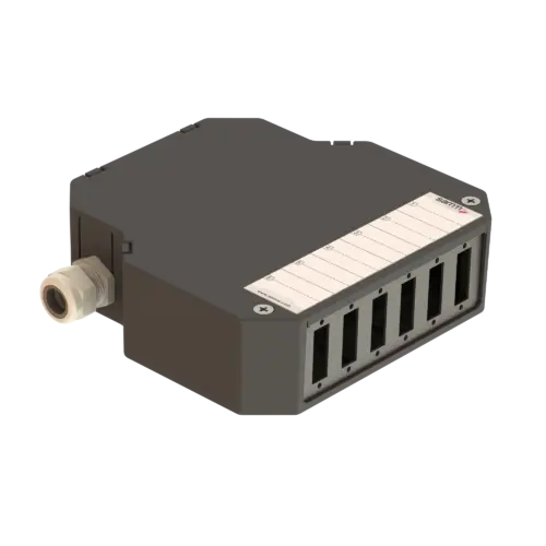 din-rail-termination-box-straight-empty-dp7-lc-qd-sc-dx-din-rail-termination-boxes-samm-teknoloji-6485-13-B DIN Rail Termination Box | Straight | DP7 Empty (LC/QD SC/DX)