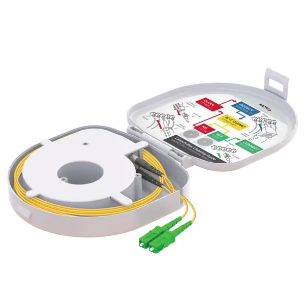 Doğrudan Konnektörlü Fiber Optik OTDR Launch Box | Single Mode G652.D | SC APC/SC APC | 1000 metre
