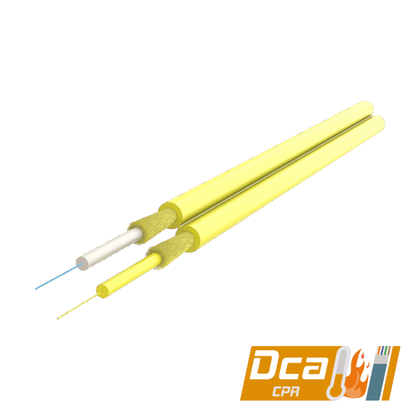 Dupleks Fig-8 Fiber Optik Kablo 2.0x4.1mm | I-VT9(ZN-AY)H 2x1 | CPR: Dca | 1000 metre