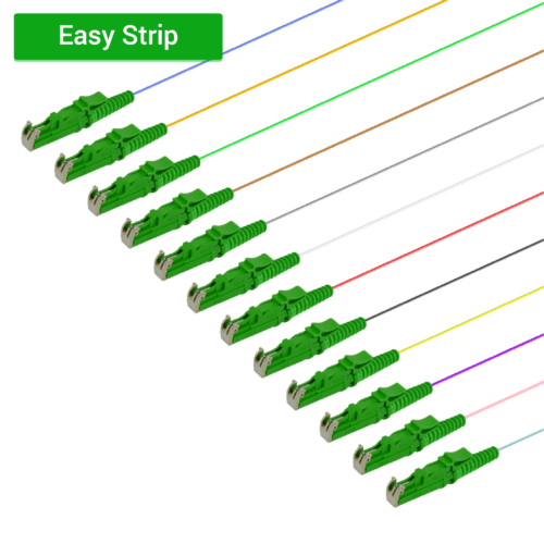 LSH/APC 12 Fiber Pigtail | Single Mode G657.A2 | 0.9mm