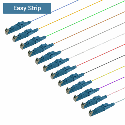LSH/UPC 12 Fiber Pigtail | Single Mode G657.A2 | 0.9mm