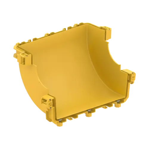 FDS_300mm 90˚ Dikey İçten Çıkış Dirseği Gövde