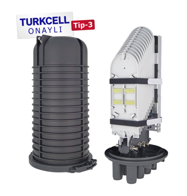 Fiber Optic Splice Closure | 12 Trays 288 Fibers 6 Ports | 566250