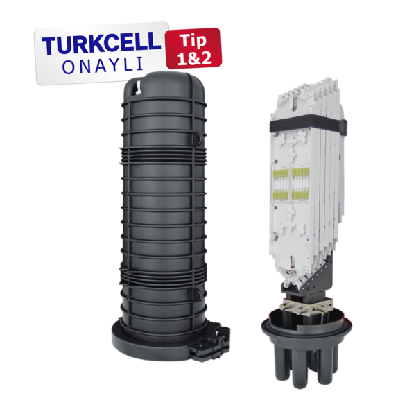 Fiber Optic Splice Closure | 6 Trays 144 Fibers 4 Ports | 540170