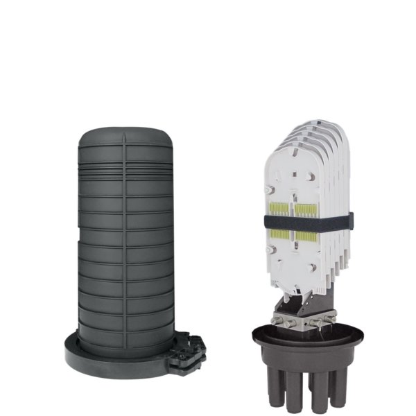 Fiber Optic Splice Closure | 6 Trays 144 Fibers 6 Ports | 450175