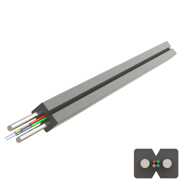 Flat Drop Çelik Kablo 2.0x3.0mm | U-N(ZM)H | Up to 4F | 1000 metre