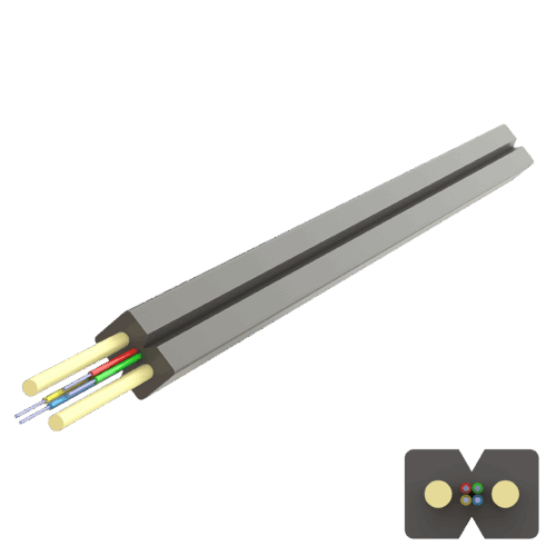 Flat Drop FRP Kablo 2.0x3.0mm | U-N(ZN)H | Up to 4F | 1000 metre