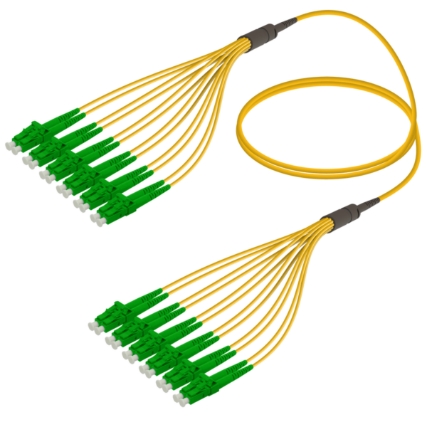 LC/APC-LC/APC | 12 Fibers Fanout | Single Mode G657.A2 | 3.0/1.8mm