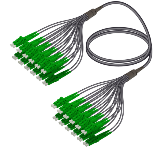 LC/APC-LC/APC | 24 Fibers Universal Fanout | Single Mode G657.A2 | 4.8/1.8mm