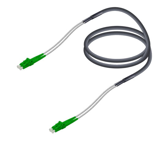 LC/APC-LC/APC | Single Mode G657.A2 Çelik Korugeli FTTA Breakout | 7.0x2.85mm