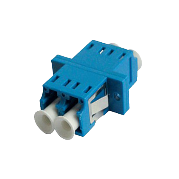 LC Duplex Adapter | w/ Flange
