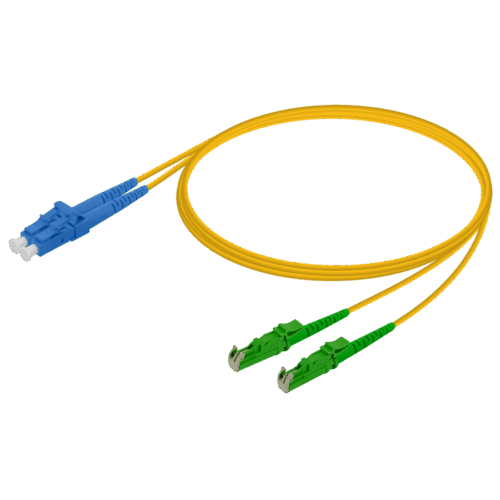 LC/UPC-LSH/APC | Single Mode G657.A2 Duplex Patch Cord | 2.0x4.1mm