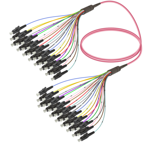 lc-upc-lc-upc-24-fibers-fanout-multi-mode-g651-om4-30-09mm-multi-mode-fan-out-24-fibers-samm-teknoloji-2668-60-B LC/UPC-LC/UPC | 24 Fibers Fanout | Multi Mode G651.OM4 | 3.0/0.9mm