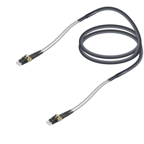 LC/UPC-LC/UPC | Multi Mode G651.OM2 Çelik Korugeli FTTA Breakout | 7.0x2.85mm