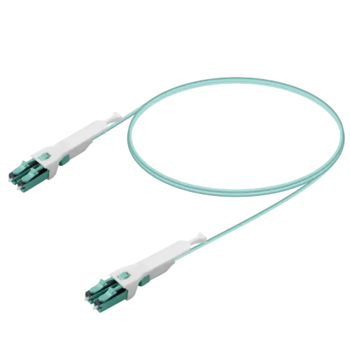 LC/UPC-LC/UPC | Multi Mode G651.OM3 | UNI30 Push-Pull | Uniboot Patch Cord | 2.0mm