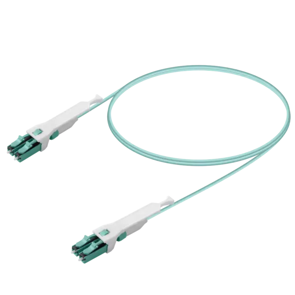 LC/UPC-LC/UPC | Multi Mode G651.OM3 | UNI30 Push-Pull | Uniboot Patch Cord | 2.0mm