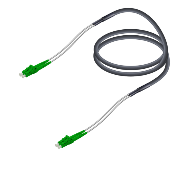 LC/APC-LC/APC | Single Mode G657.A2 Corrugated Steel FTTA Breakout | 7.0x2.85mm