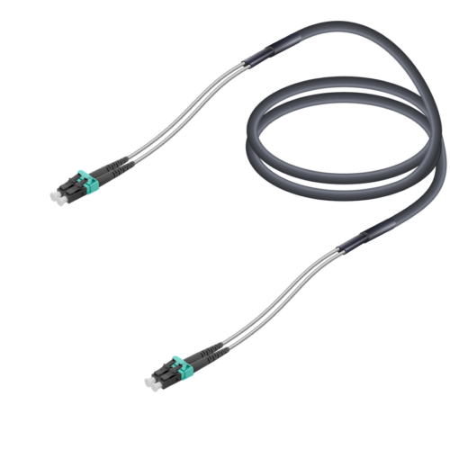 LC/UPC-LC/UPC | Multi Mode G651.OM3 Corrugated Steel FTTA Breakout | 7.0x2.85mm