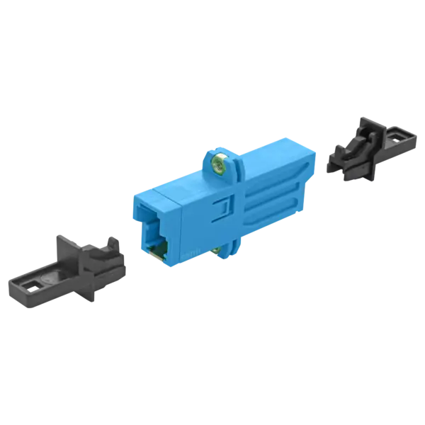 LSH (E2000) Simplex Adapter | w/ Flange