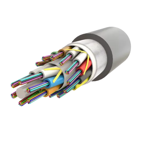 Metal İçermeyen Zırhlı Çoklu Loose Tube Fiber Optik Kablo | Jel Dolgulu | UT-D1Q(ZN-GY)BH | 216F’ye kadar | Universal