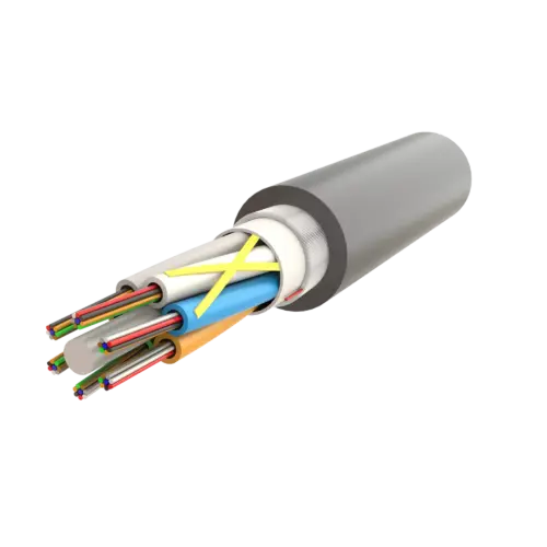 Mini-Duct Multi Loose Tube Fiber Optic Cable | Gel-Filled Dry Core | AT-D1Q2Y | Up to 72F