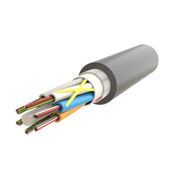 Mini-Duct Multi Loose Tube Fiber Optic Cable | Gel-Filled Dry Core | AT-D1Q2Y | Up to 72F