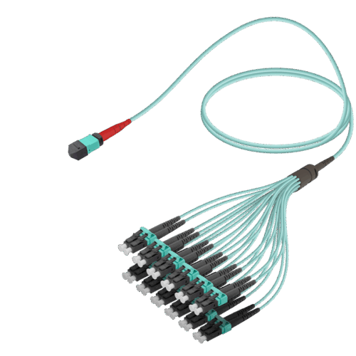 MTP Elite Dişi-LC/UPC | Base-24 | Multi Mode G651.OM3 | 3.0/1.8mm