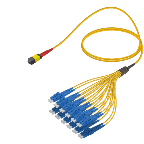 MTP Elite Dişi-LC/UPC | Base-24 | Single Mode G657.A2 | 3.0/1.8mm