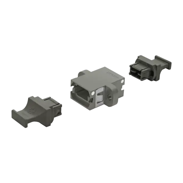 MTP Simpleks Adaptör | Flanşlı | Aligned Key | 2 Toz Kapaklı US Conec (12221)
