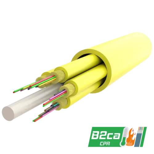 Multi-Fiber Dahili Breakout Kablo | IT-(ZN)HH | Cpr: B2ca | up to 144 Fiber
