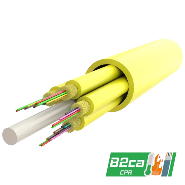 Multi-Fiber Dahili Breakout Kablo | IT-(ZN)HH | Cpr: B2ca | up to 144 Fiber