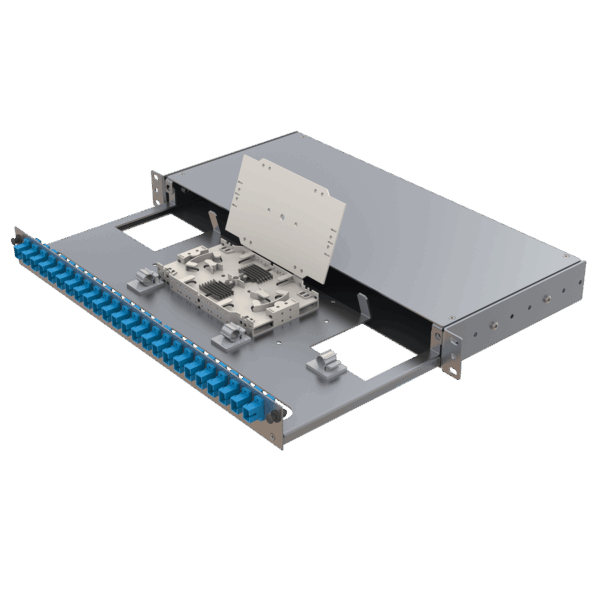 Alüminyum 1U Patch Panel | 24 SC Simplex