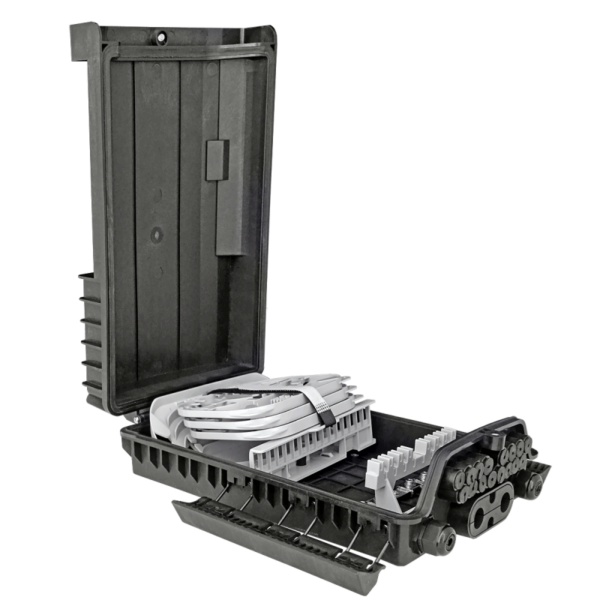 Outdoor Termination Box | 3 Trays 36 Fibers 16 Ports 16 PLC | 362217