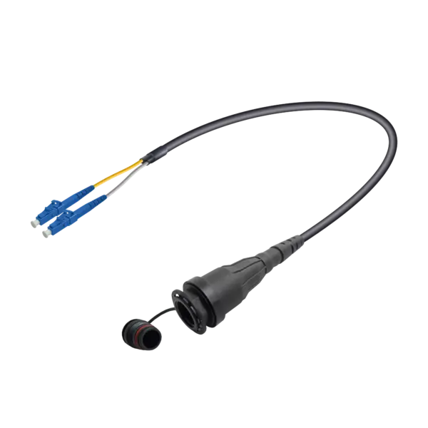 QCS Harsh Environment Single Mode A2 Fiber Cable Assembly | QCS-Female to LC-Duplex